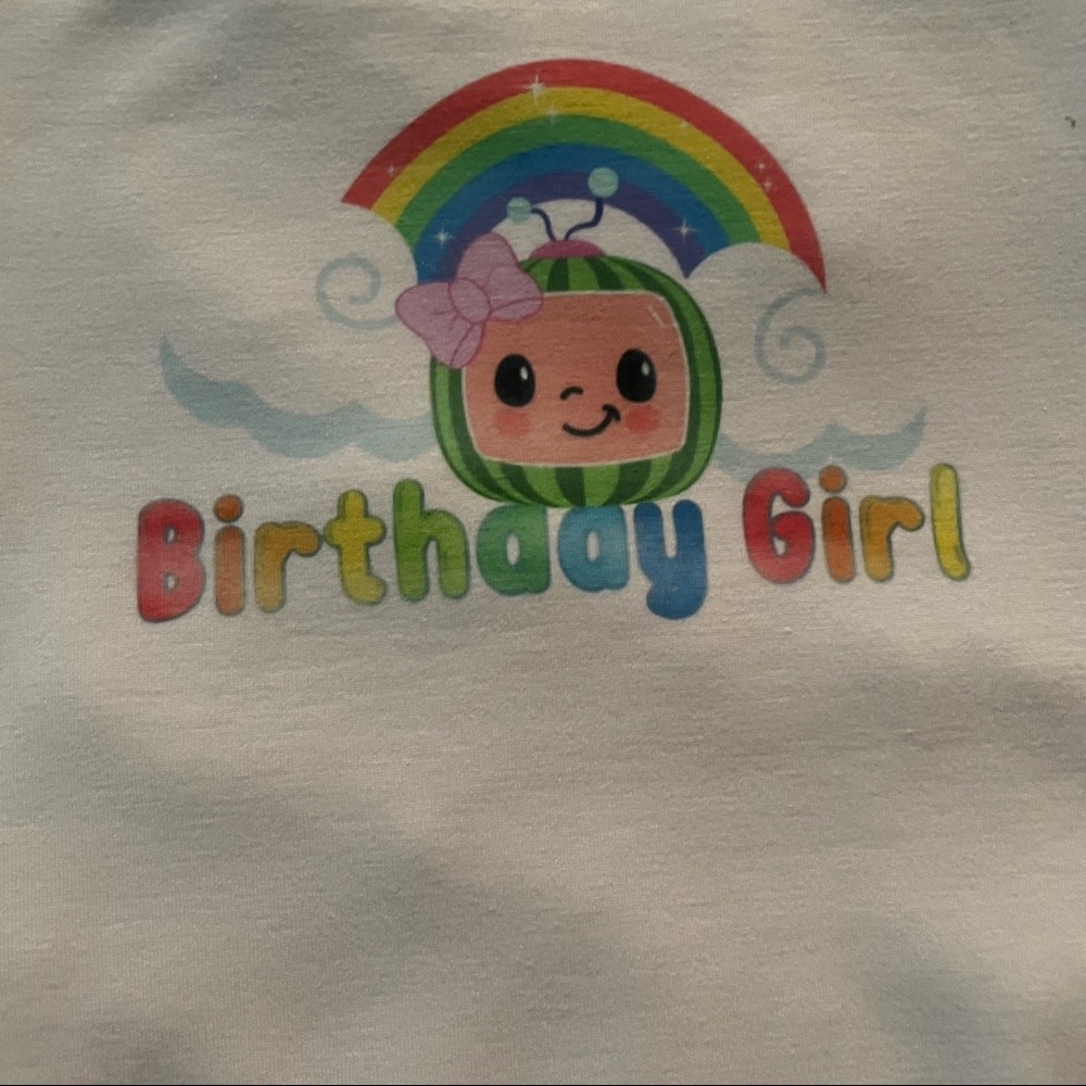 Made to order Cocomelon Birthday Girl onesie